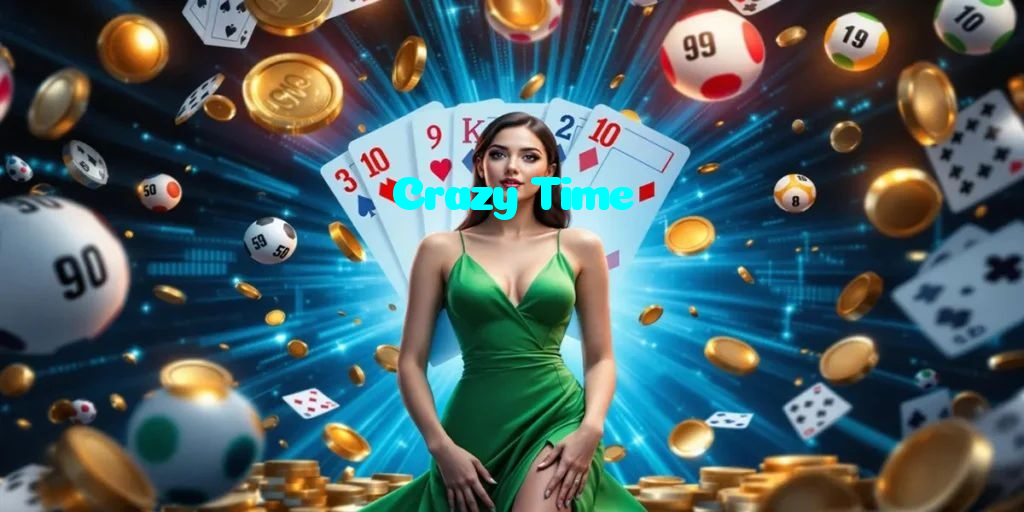 Crazy Time casino presented on mobile device in Pakistan with slots and live games
